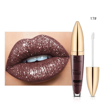 Load image into Gallery viewer, PU glitter waterproof lip gloss