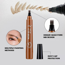 Load image into Gallery viewer, 4 Point Waterproof Eyebrow Filling Pen (Buy 1 Get 1 Free)