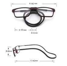 Load image into Gallery viewer, Magnetic Foldable Reading Glasses