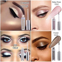 Load image into Gallery viewer, PHOERA 12 Color Metals Glitter and Glow Liquid Eyeshadow
