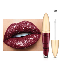 Load image into Gallery viewer, PU glitter waterproof lip gloss