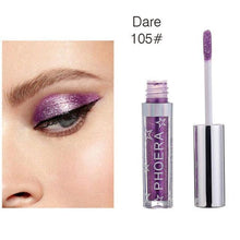 Load image into Gallery viewer, PHOERA 12 Color Metals Glitter and Glow Liquid Eyeshadow