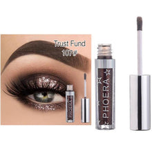 Load image into Gallery viewer, PHOERA 12 Color Metals Glitter and Glow Liquid Eyeshadow