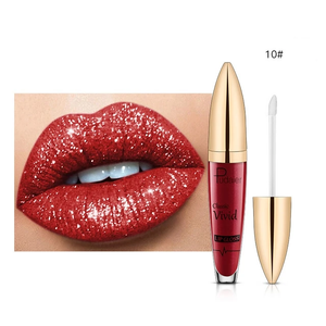 PU glitter waterproof lip gloss