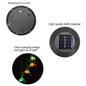 ¡¾50% Off Father s Day Promotion¡¿-Solar Powered Wind Chimes Lights