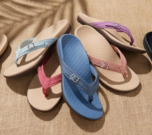 Load image into Gallery viewer, Vionic Thong Sandals with Buckle Detail
