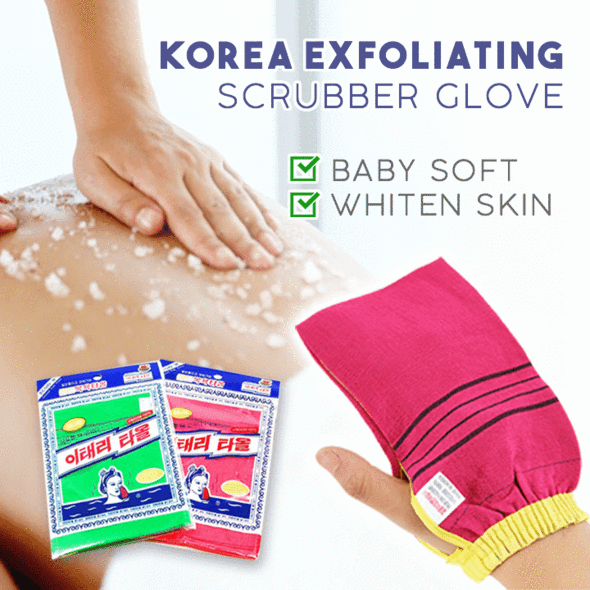 Korean Exfoliating Scrubber Glove
