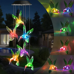 ¡¾50% Off Father s Day Promotion¡¿-Solar Powered Wind Chimes Lights