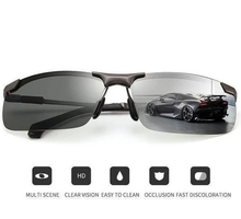 Load image into Gallery viewer, PHOTOCHROMIC SUNGLASSES WITH POLARIZED LENS - PERFECT FOR FISHERMAN
