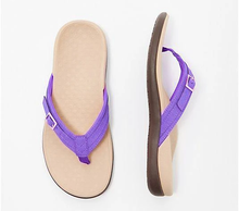 Load image into Gallery viewer, Vionic Thong Sandals with Buckle Detail
