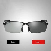 Load image into Gallery viewer, PHOTOCHROMIC SUNGLASSES WITH POLARIZED LENS - PERFECT FOR FISHERMAN
