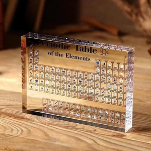 Hot Sale Collectable Periodic Table with REAL Elements-Free Shipping Worldwide
