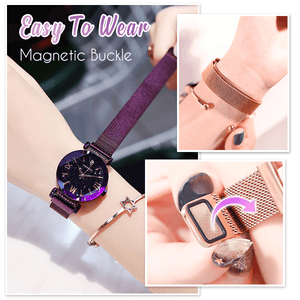 Diamond Crystal Magnetic Watch