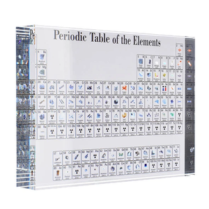 Hot Sale Collectable Periodic Table with REAL Elements-Free Shipping Worldwide