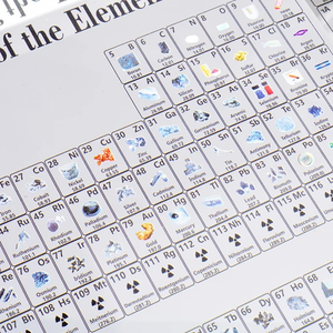 Hot Sale Collectable Periodic Table with REAL Elements-Free Shipping Worldwide