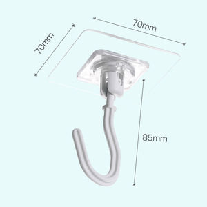 Swivel Suction Wall Hook (Set of 4)