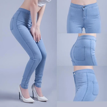 Load image into Gallery viewer, Stretchy Colored Shaper Jeans
