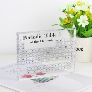 Hot Sale Collectable Periodic Table with REAL Elements-Free Shipping Worldwide