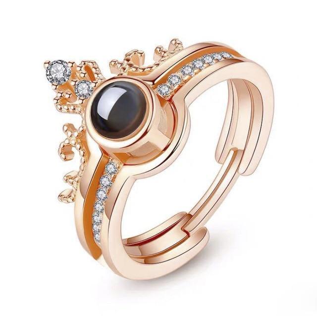 100 Languages I LOVE YOU Ring (Ring is adjustable)